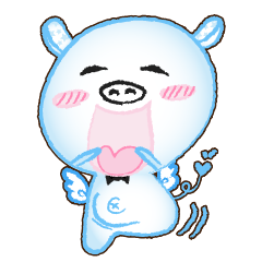 angel pig | moodaeng